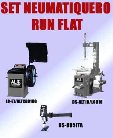 Imagen de maquinas de ruedas para runflat. Esta imagen pertenece a Elevadores de Coches Automotive Lift and Tools.